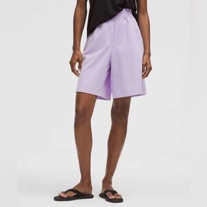 Lululemon Stretch Woven Ruffle-Waist High-Rise Short 9"